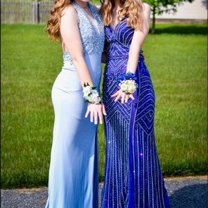 Blue Faviana Prom Dress!